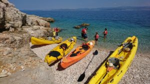 sea kayaking