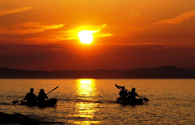 sea kayaking island Brač